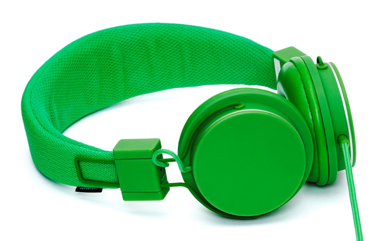 Zielone słuchawki
