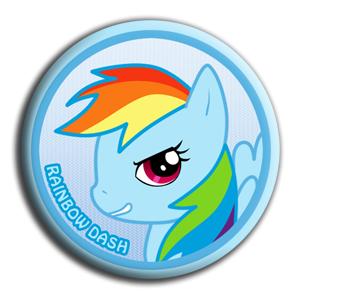 Przypinka My Little Pony - Rainbow Dash
