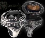 Black Hemlock Poison Ring by Alchemy Gothic Jewelry