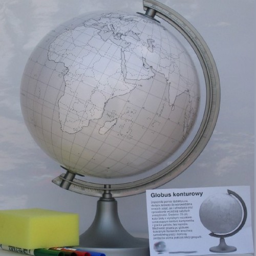 Globus 250 mm do rysowania