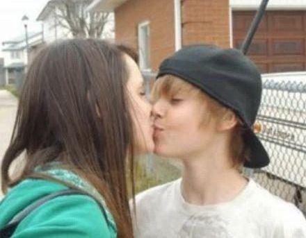 kiss z Justinem Bieberem  ...