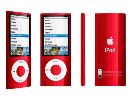 Apple iPod Nano - Product Red (fifth generation, 16GB, red)