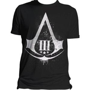 Assassins Creed III Distressed Shield t-shirt  L
