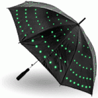 świecący parasol