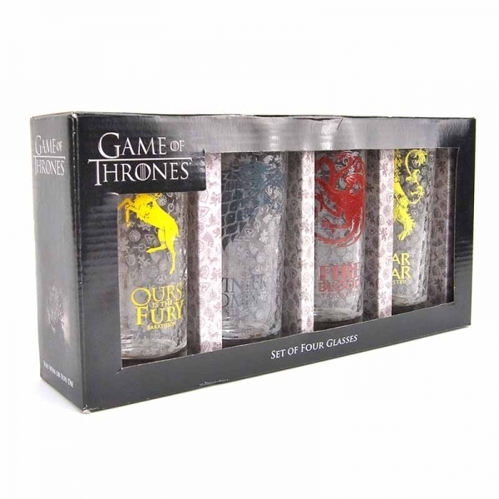 Szklanki Game Of Thrones - Sigils (zestaw 4 sztuk)