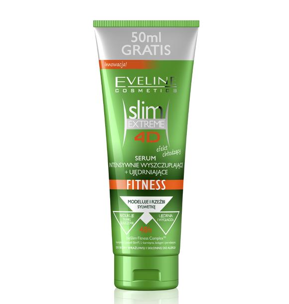 Eveline, Slim Extreme 4D, Serum Intensywnie Wyszczuplające+ Ujędrniające Fitness, 200 ml
