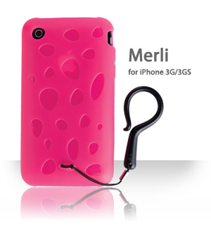 Etui TREXTA z serii Merli dla iPhone 3G/3GS [Pink]
