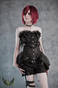 Gorset gotycki GOTHIC Victorian goth japan style S