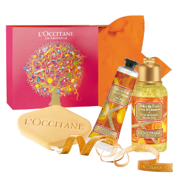 L'OCCITANE Świąteczny zestaw Delice des Fruits-mini box
