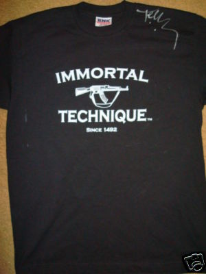 Immortal Technique T-Shirt Black