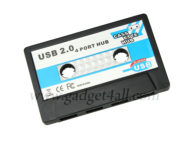 Cassette 4-Port USB Hub
