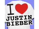 T-shirt z i Love Justin Bieber