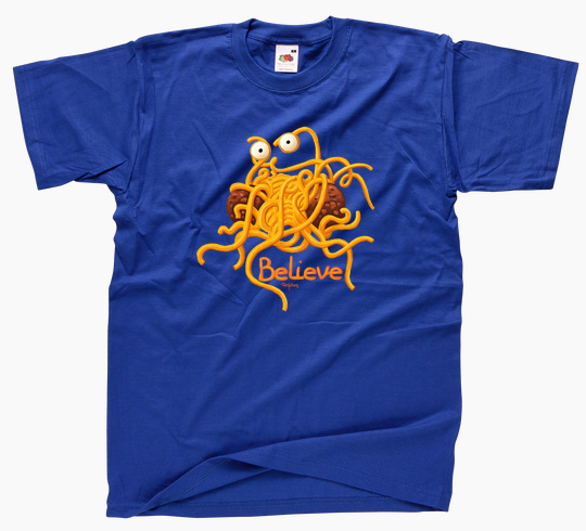 Latający Potwór Spaghetti Koszulka T-shirt S