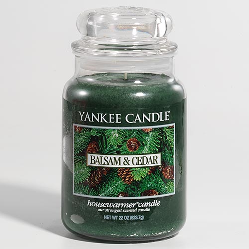 Yankee Candle Large Jar Candle, Balsam & Cedar