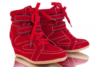 SNEAKERSY TRAMPKI KOTURNY BOTKI g27 red