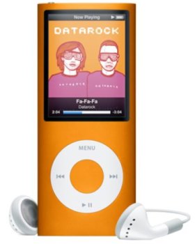 SALON mp4 Apple iPod NANO 4gen 16GB pomarańczowy