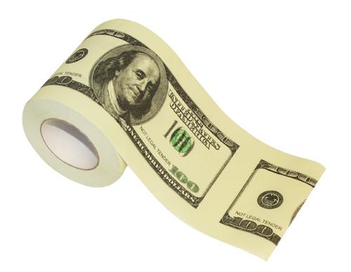 Papier toaletowy dolary 