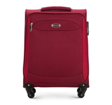 Czerwona walizka na kółkach 17''