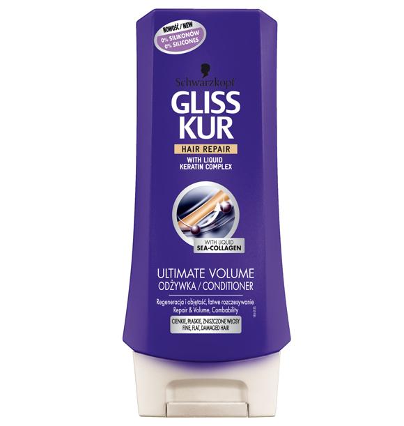 Gliss Kur, Ultimate Volume, Odżywka do włosów dodająca objętości, 200 ml