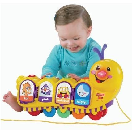 GĄSIENICA GAWĘDZIARKA PO POLSKU LUB FRANCUSKU FISHER PRICE