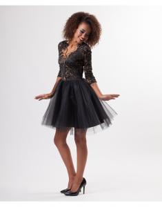 MOSQUITO KORONKOWA SUKIENKA Z TIULEM - S