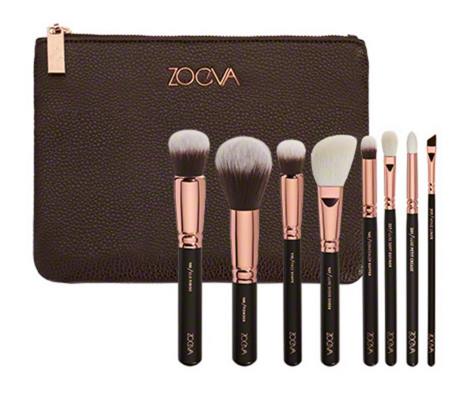 Zoeva Limited Edition 8pcs Luxious Rose Gold Makeup Brushes Sets Kits