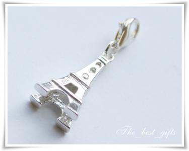 ZAWIESZKA CHARMS WIEŻA, SREBRO 925...