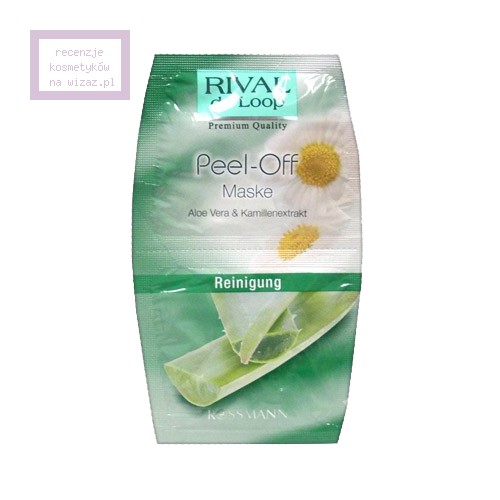 Rossmann, Rival de Loop, Peel - Off Maske Aloe Vera & Kamillenextrakt (Maseczka do twarzy peel - off)
