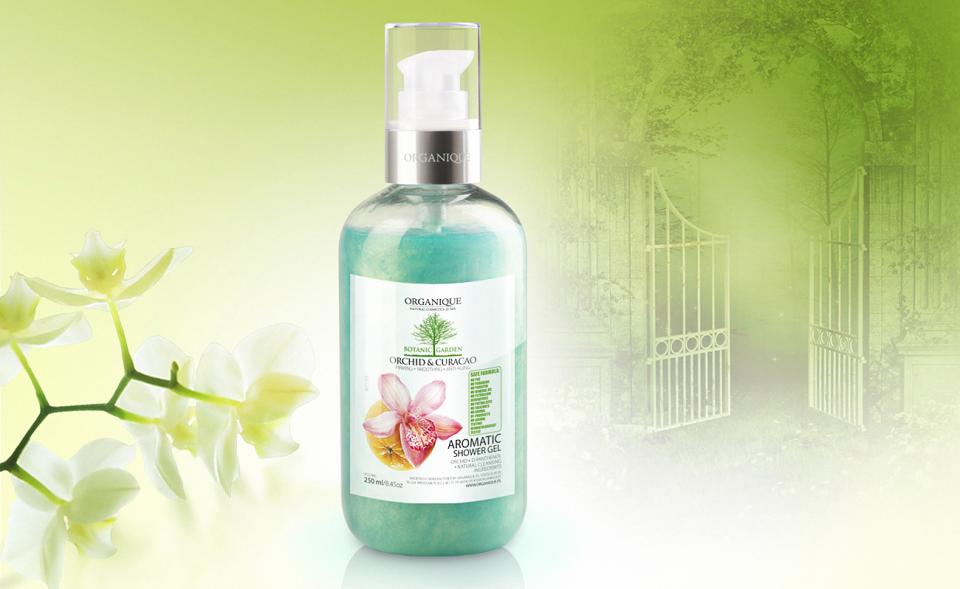 BOTANIC GARDEN: ORCHIDEA I CURACAO AROMATYCZNY ŻEL DO MYCIA CIAŁA