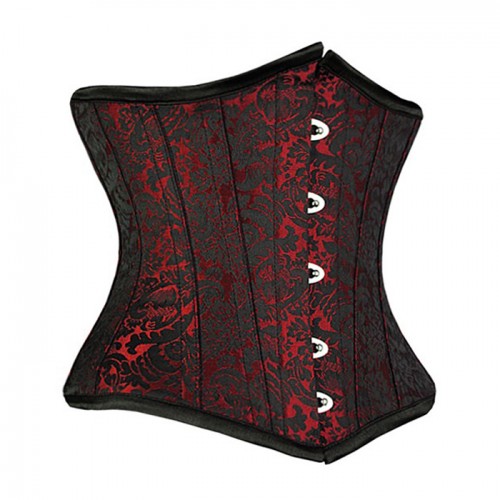 MY-088 - Red Brocade Underbust