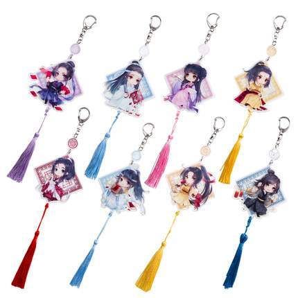 Mo Dao Zu Shi Monzon Exclusive Official Goods Character Acrylic Charms with Tassle