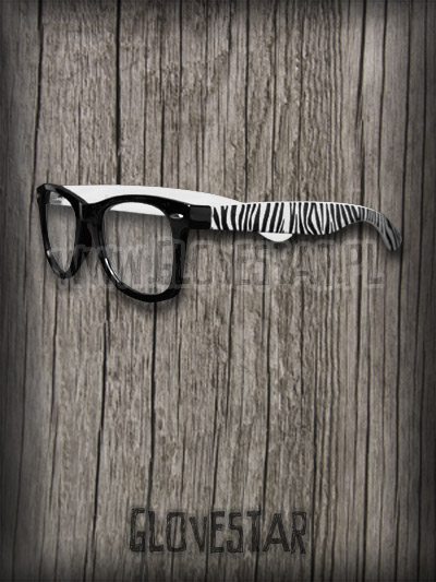 Okulary NERD zebra :: glovestar