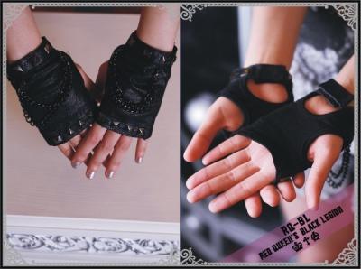 Rękawiczki bez palców PUNK rave Visual Kei gothic