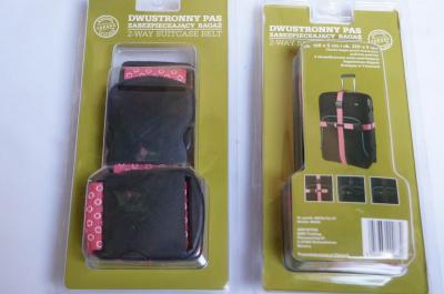 PAS ZABEZPIECZAJĄCY BAGAŻ 2 szt + IDENTYFIKATOR