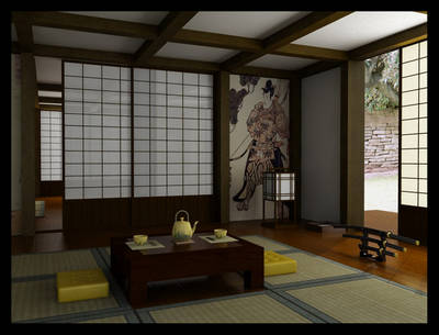 pokój w japońskim stylu 