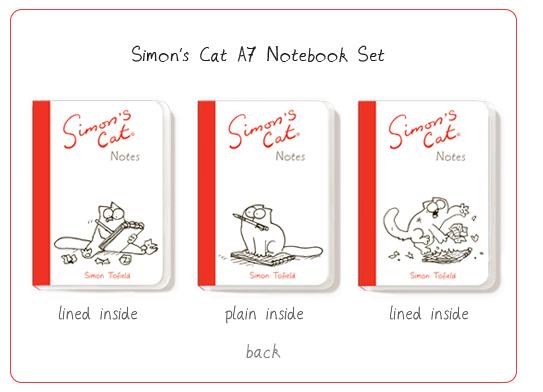 Simon's Cat A7 Notebook Set