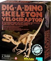 Wykopaliska, Velociraptora, zabawka naukowa     