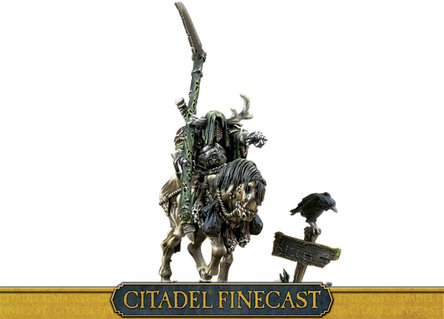 Warriors of Chaos Nurgle Lord on Daemonic Mount