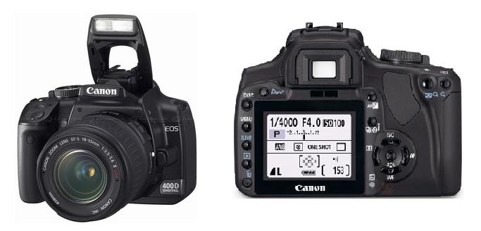 lustrzanka cyfrowa Canon EOS 400D