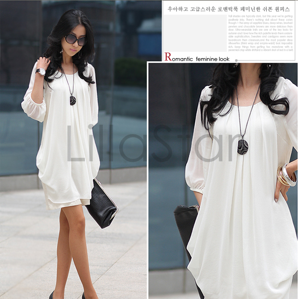 Biała sukienka Japan Style
