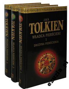 TOLKIEN WŁADCA PIERŚCIENI 3 TOMY WYSYŁKA O ZŁ !!!!