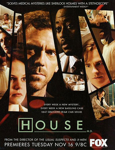 Taki plakat z Dr.House