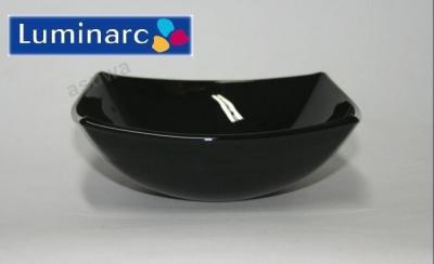 QUADRATO Salaterka czarna 14 cm miseczka Luminarc