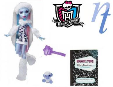 MONSTER HIGH Córka Yeti ABBEY BOMINABLE-ZIMOWA !!!