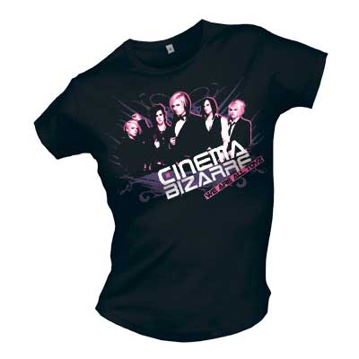 Cinema Bizarre - Violet Girlie Shirt schwarz