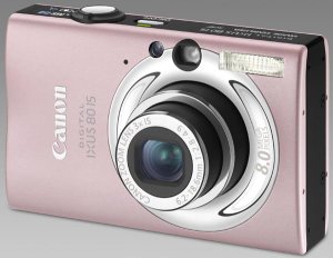 Aparat cyfrowy Canon Digital Ixus 80 IS (różowy)