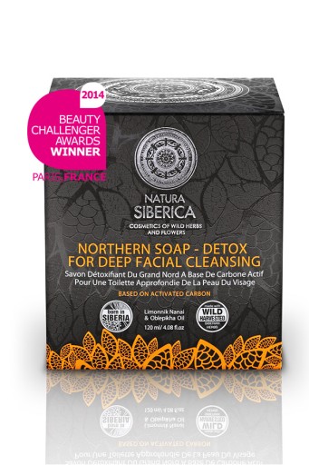 Natura Siberica DETOX Czarne Mydło do twarzy MOCNE