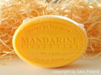 Mydło marsylskie 100g MANDARYNKA-LIMONKA nowość!