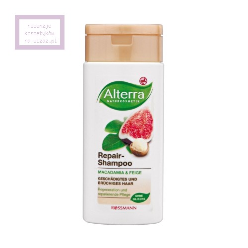 Rossmann, Alterra, Repair - Shampoo Macadamia & Feige (Szampon regenerujący `Makadamia i figa`)