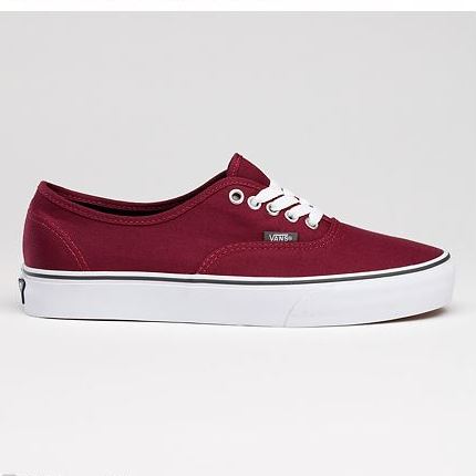 Vans Canvas Authentic [Tawny Port Red/Dark Shadow Gray]